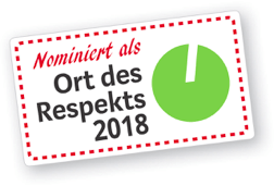 Nominiert als Ort des Respekts 2018